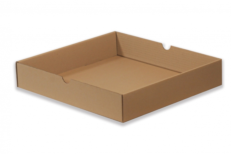 Krabice – pouze víko – hnědá (370x350x70 mm)